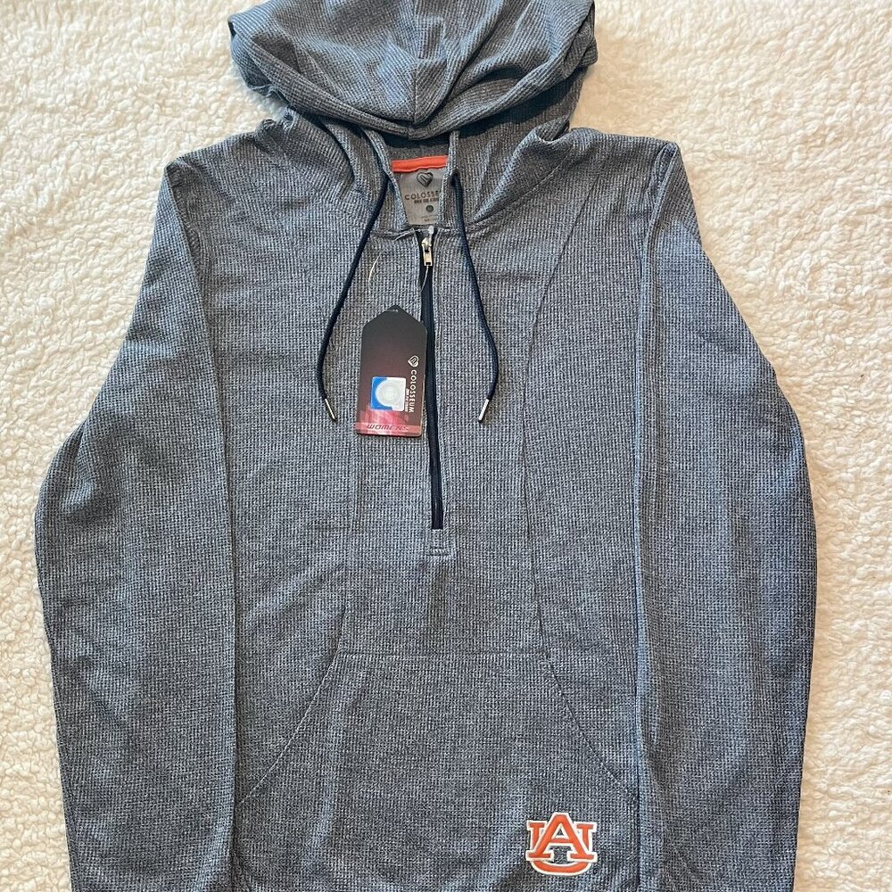 Colloseum NWT Auburn University Women's Medium 3/4 Zip Pullover